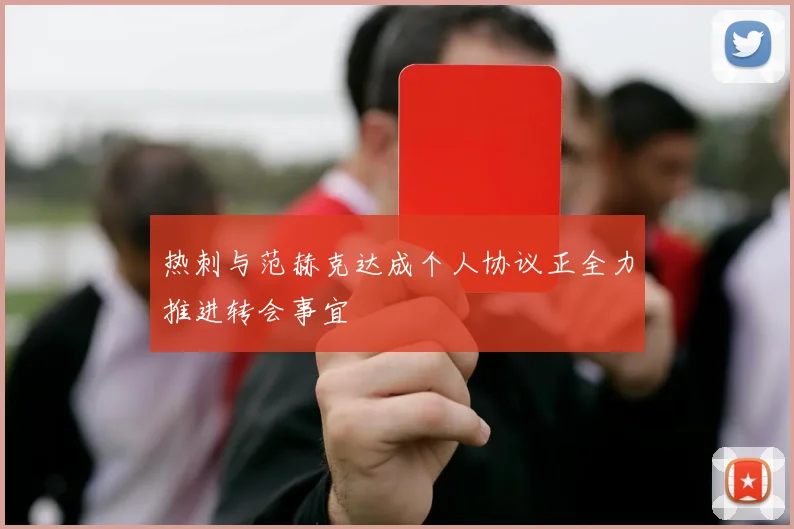 热刺与范赫克达成个人协议正全力推进转会事宜