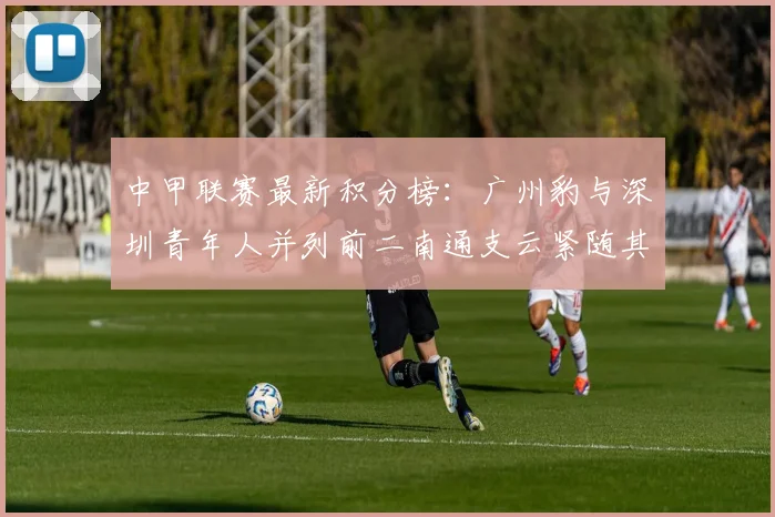 中甲联赛最新积分榜：广州豹与深圳青年人并列前二南通支云紧随其后